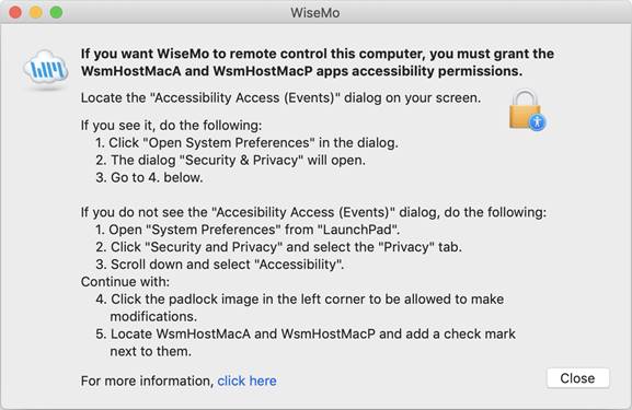 How To Allow Remote Control Of Macos Mojave And Later · Wisemo A S